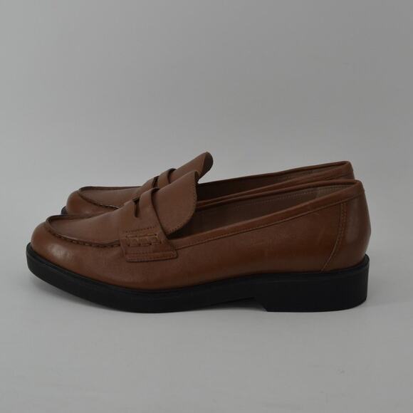Nordstrom Women's Size 12 Lafayette Brown Loafer Leather - Picture 11 of 12